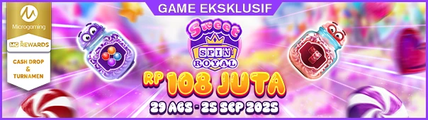 Turnamen & Cashdrop Sweet Spin Royal